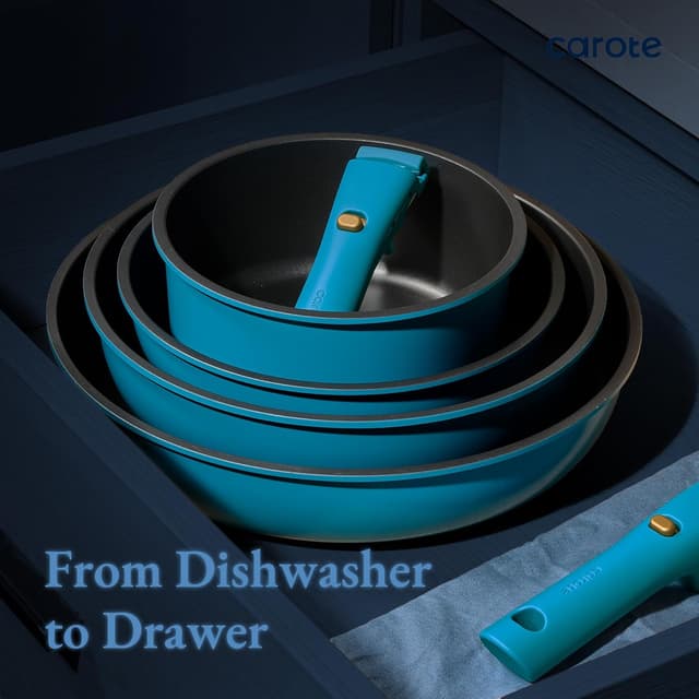 Thumbnail 5 de CAROTE 21pcs Nonstick Cookware Set