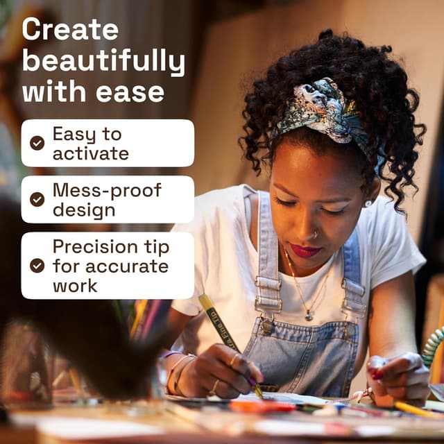 Thumbnail 4 de Artistro 2 goldene Acrylfarbstifte 0,7 mm 🎨