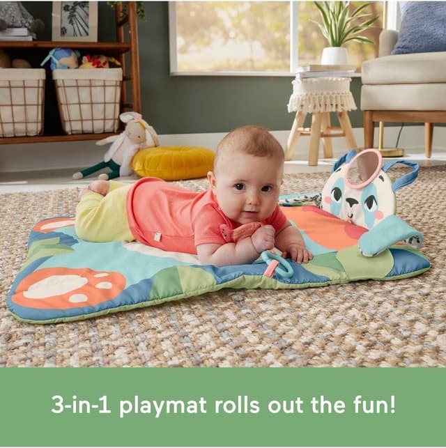 Detalle 2 de Fisher-Price Planet Friends Alfombra Panda 3 en 1 🌟