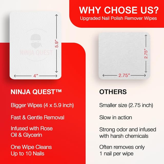 Thumbnail 5 de Nail Polish Remover Pads Non-Acetone 50 Pack