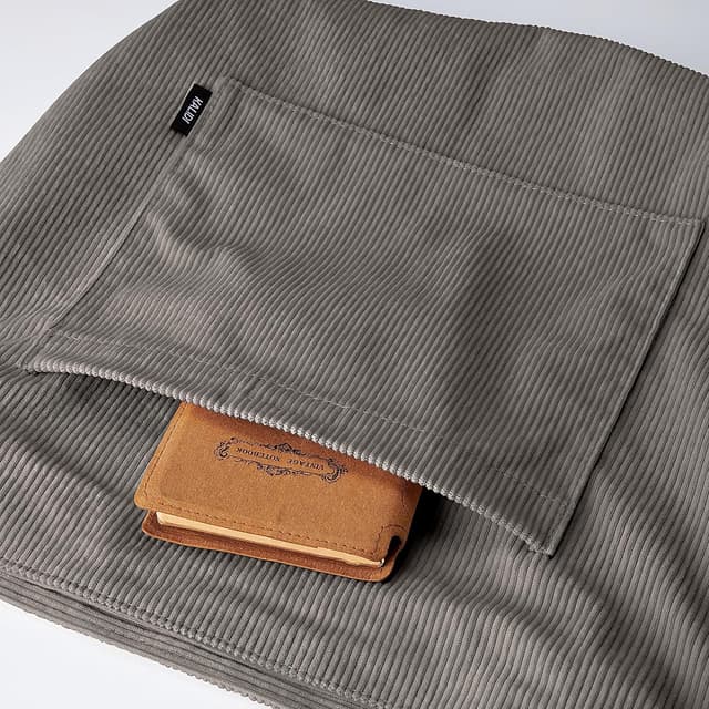 Detalle de KALIDI corduroy tote bag 17 inch