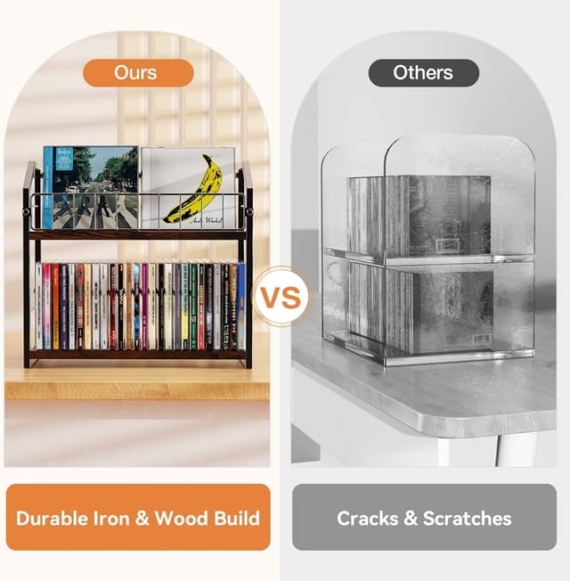 Thumbnail 6 de PAPAGIFTREE CD storage rack holds 60