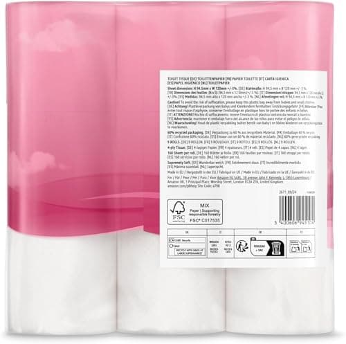 Thumbnail 1 de by Amazon Papel higiénico acolchado 160 hojas