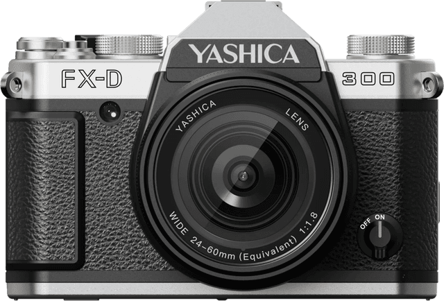 Detalle de Yashica FX-D 300 Digital Film Simulation Kamera – Retro-Optik mit modernen Funktionen
