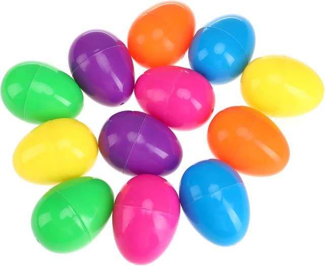 Detalle de BILLMOSS Easter eggs with plush, 12 pack