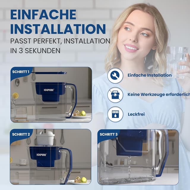 Thumbnail 6 de GOLDEN ICEPURE Wasserfilter Kartusche Maxtra