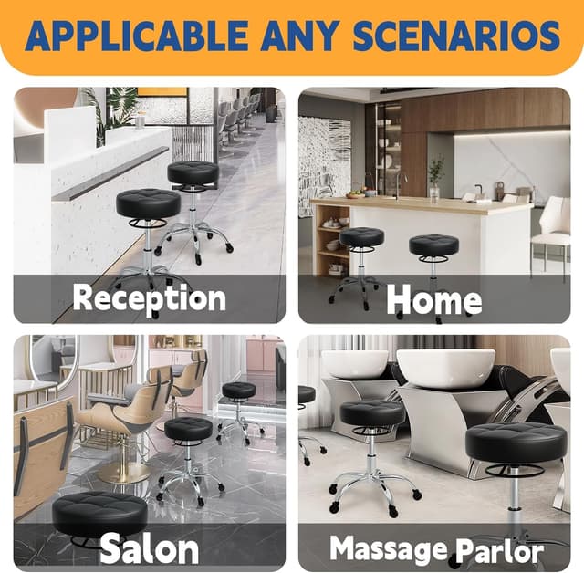 Thumbnail 5 de Rolling Stool Heavy Duty 400lb