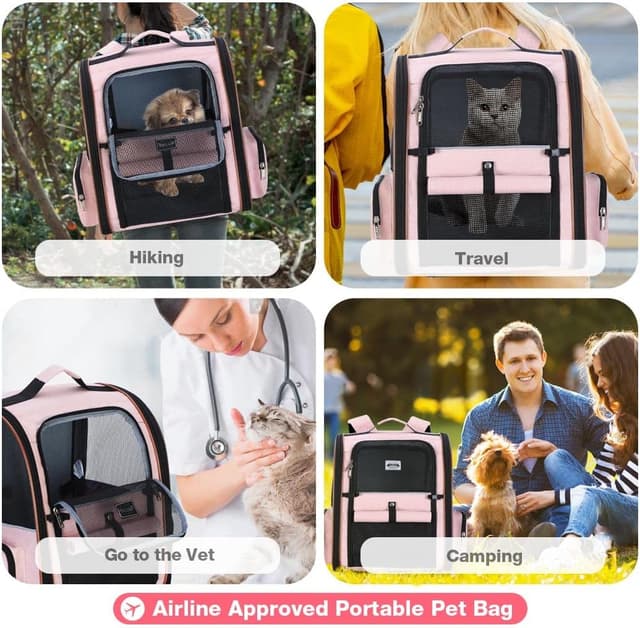 Thumbnail 6 de Lekespring Katzenrucksack erweiterbar 32×28,4×42 cm