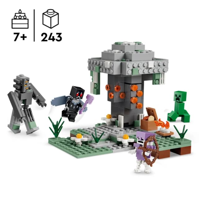 Detalle 2 de LEGO Minecraft Blasser Garten 21586 (243 Teile) – Baue einen Garten mit Wasserspiel