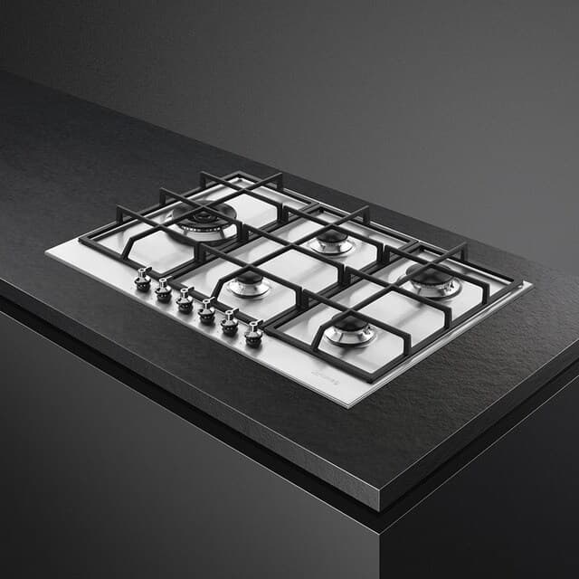 Detalle 2 de Smeg PX375 Placa de gas 4 quemadores