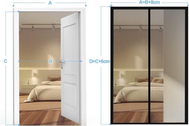 Thumbnail 6 de DIKER Fliegengitter Magnet Tür 110x210 cm