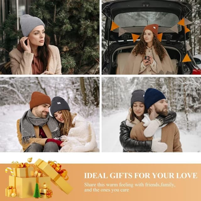 Thumbnail 6 de SENPUKI 3-Pack Satin Lined Beanie