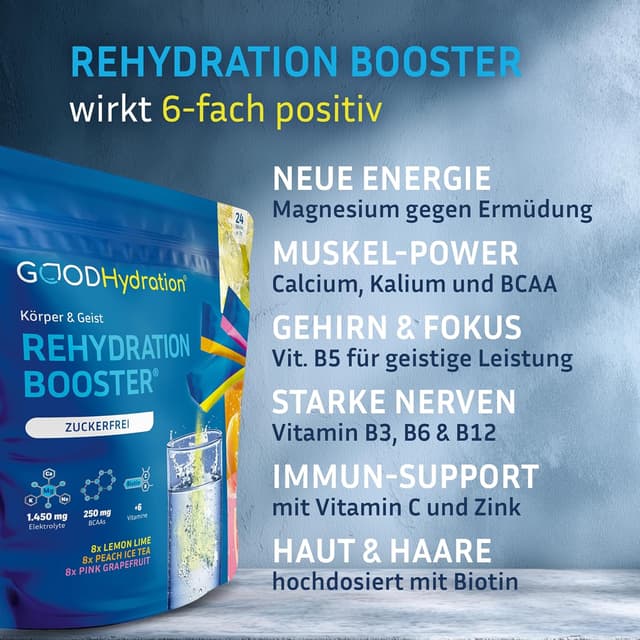 Thumbnail 4 de GOOD Hydration Rehydration Booster 1.450mg Sticks 💧