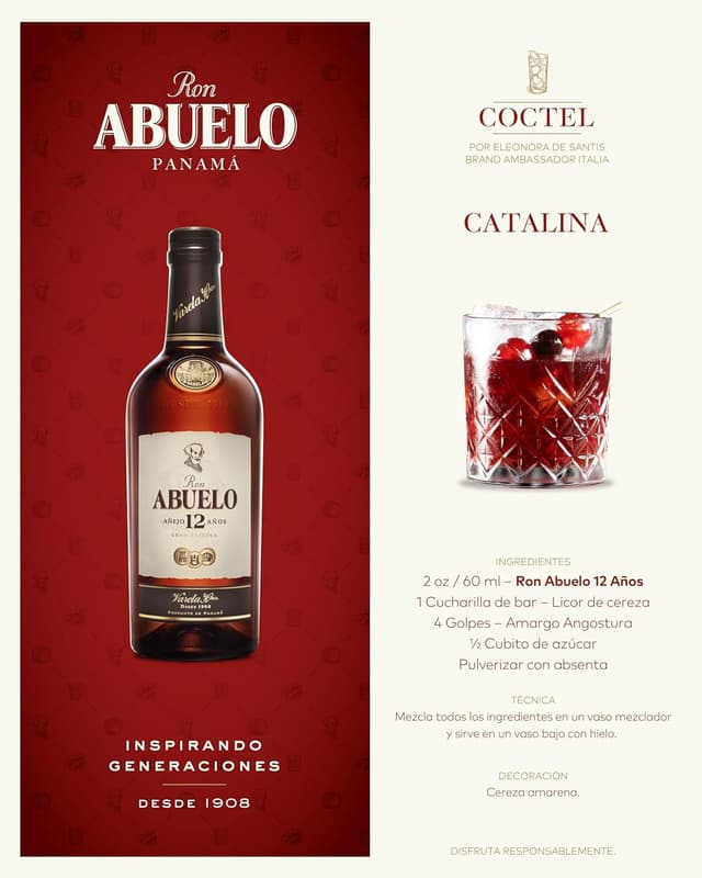 Thumbnail 2 de Ron Abuelo 12 Años Gran Reserva 🥃 Estuche 700 ml