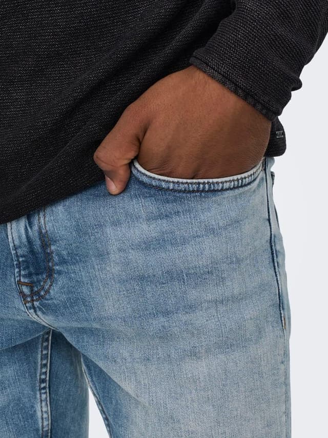 Thumbnail 6 de ONLY & SONS Onsloom Slim Jeans Herren Blue Wash
