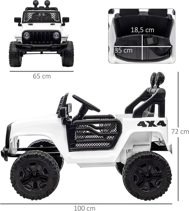 Thumbnail 6 de HOMCOM Coche Eléctrico 12V para niños