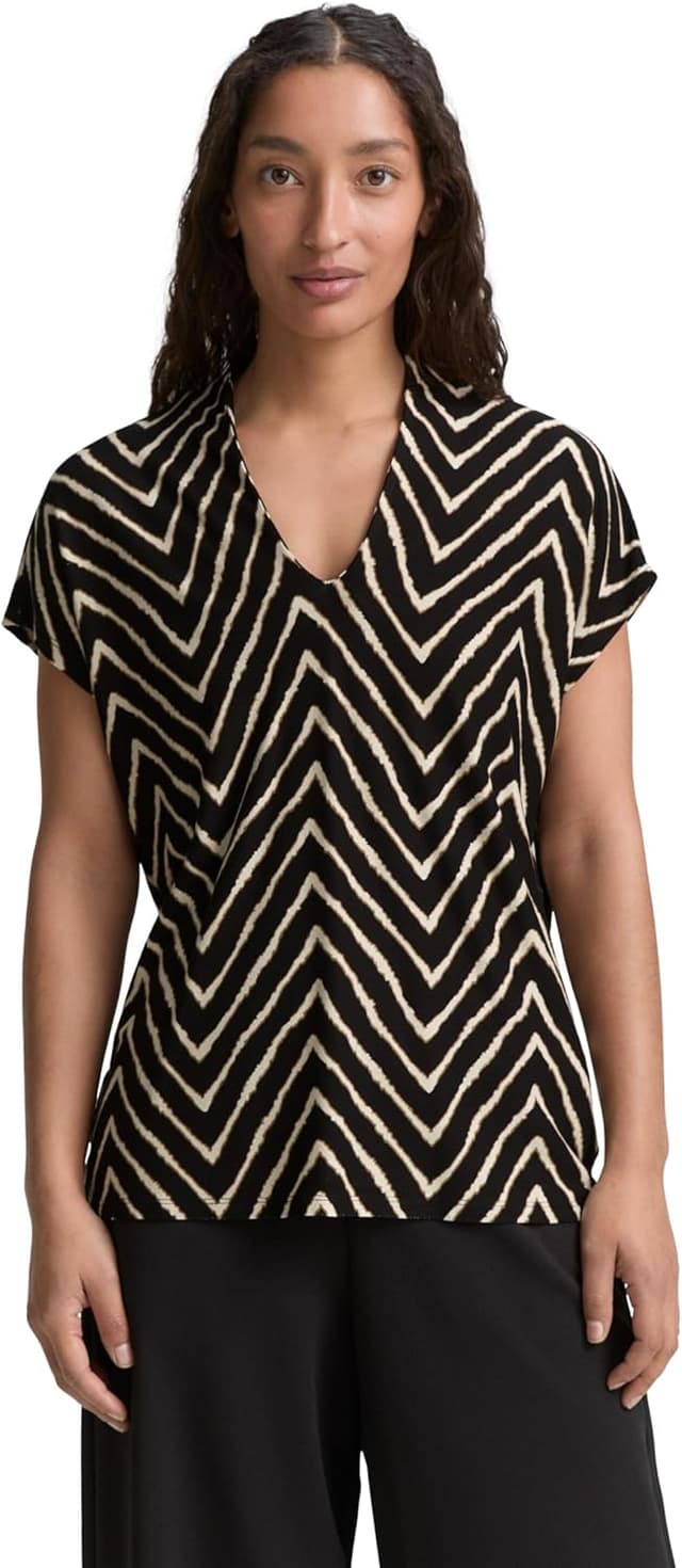 Detalle 2 de TOM TAILOR 1047065 T-Shirt da donna a maniche corte