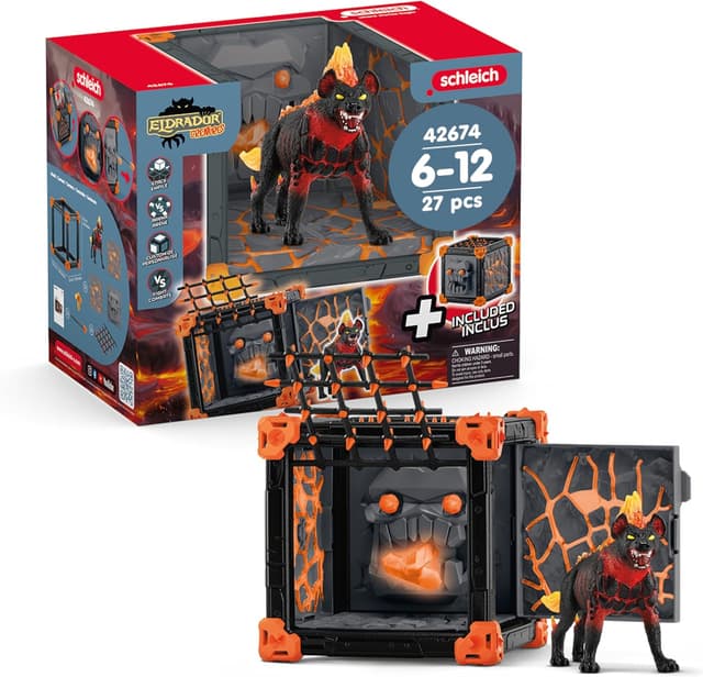 Imagen de Schleich Eldrador Creatures Battle CAVE Lavahyäne 42674 en OfertitasTOP