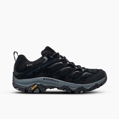 Detalle 2 de Merrell Moab 3 GTX, Botas de Senderismo Hombre 🥾 Black/Grey 46.5 EU