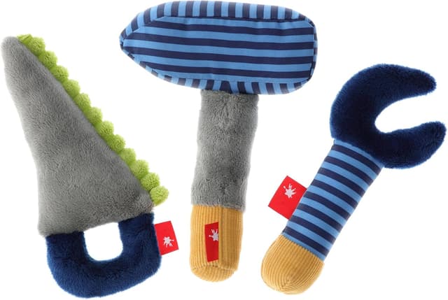 Thumbnail 6 de Set de 3 hochets Bébé Garçon 16 cm