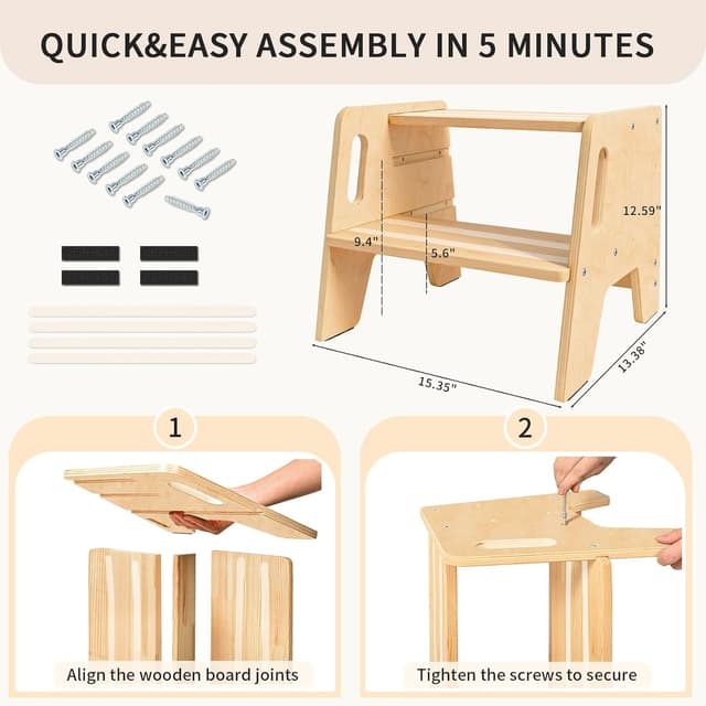 Thumbnail 6 de WINGYZ Tritthocker Kinder 3 Höhen 2 Stufen