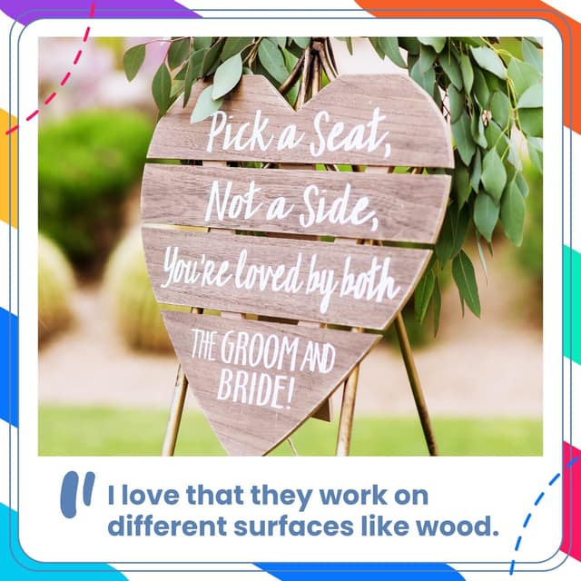 Detalle de Chalkola chalkboard marker pens, 1mm