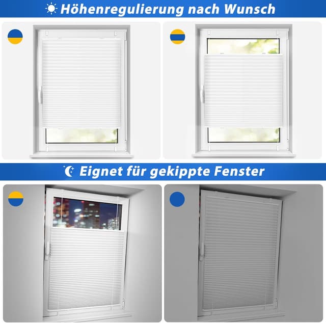 Thumbnail 6 de Homland Plissee Klemmfix B30 x H130