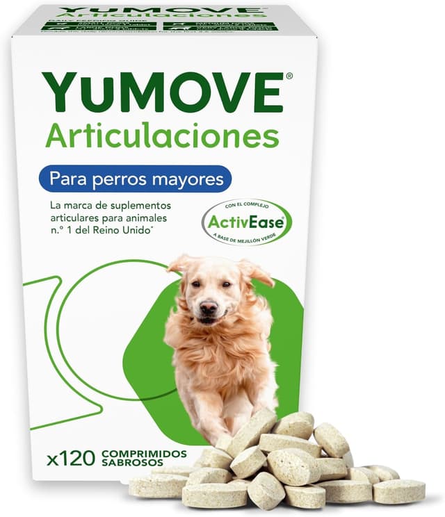 Detalle de YuMOVE Condroprotector para perros mayores 120 comprimidos