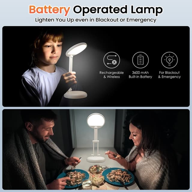 Thumbnail 5 de One Fire Tischlampe 9 Helligkeiten LED-Leselampe