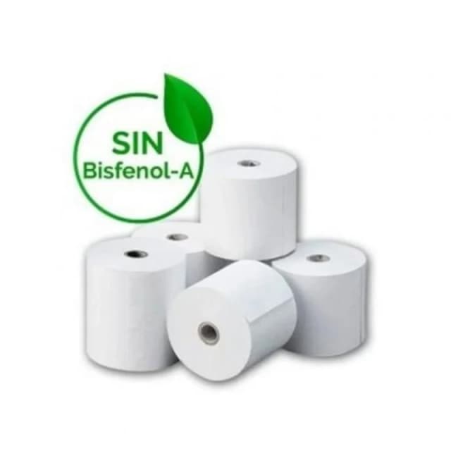 Imagen de Rollo Papel Térmico 80×55 8 unidades 🧾 en OfertitasTOP