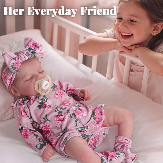 Thumbnail 6 de BABESIDE Lifelike Reborn Baby Doll 20 inches