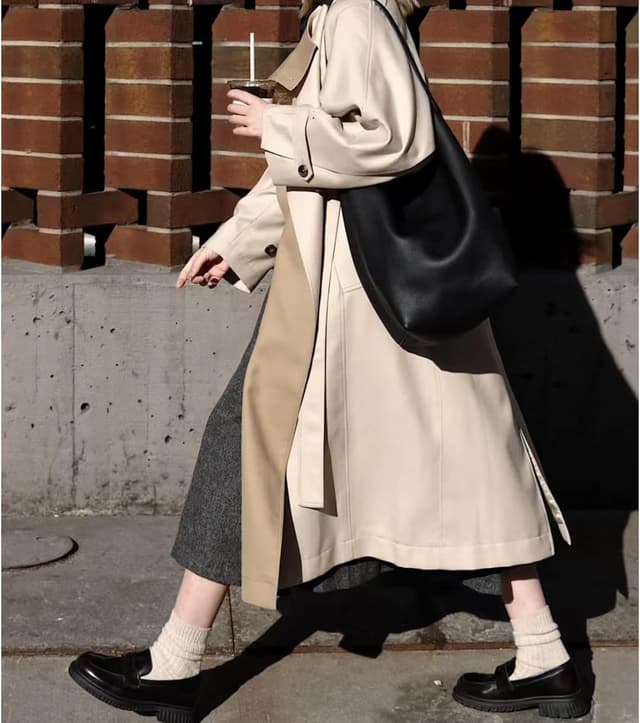 Thumbnail 1 de Picksoo Genuine Leather Bucket Bag 6.9"