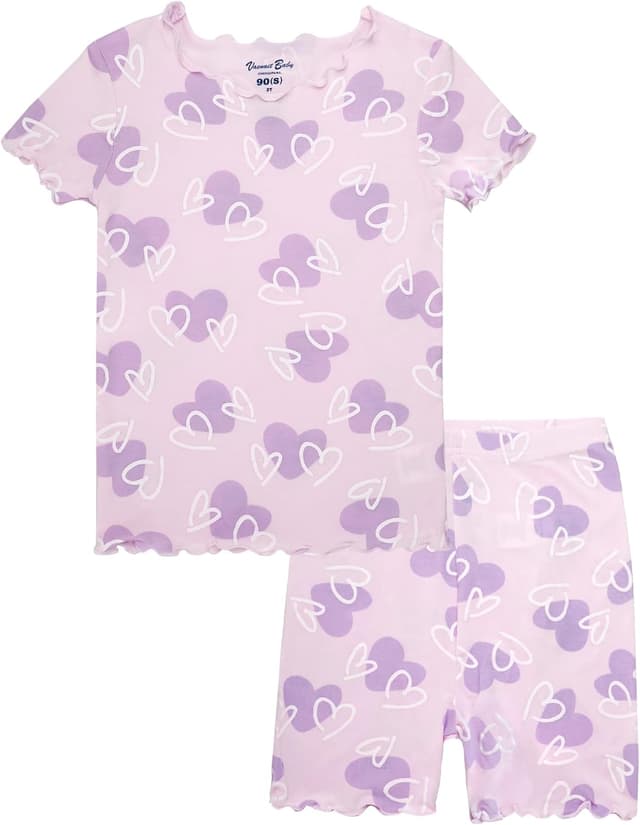 Detalle de VAENAIT Baby toddler sleepwear pajamas (bunny/rabbit & floral) in viscose