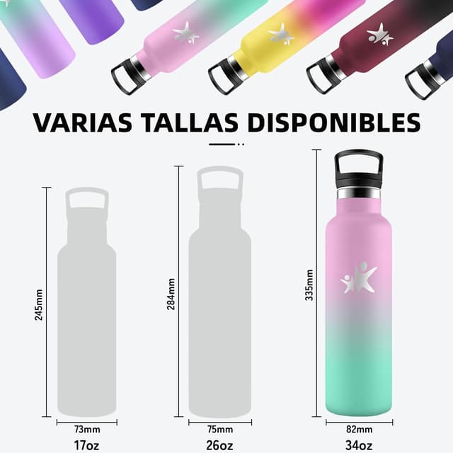 Detalle 2 de Borraccia termica 1 litro Grsta