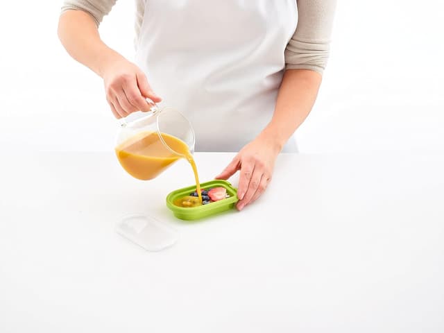 Thumbnail 2 de Lékué Pack 4 Moldes Helado Apilables, Silicona Platinada❄️