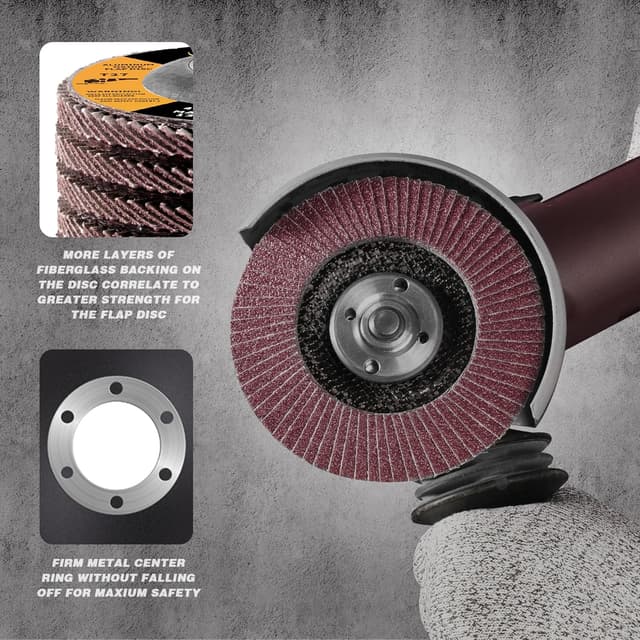 Detalle 2 de SATC 115mm flap discs pack 20