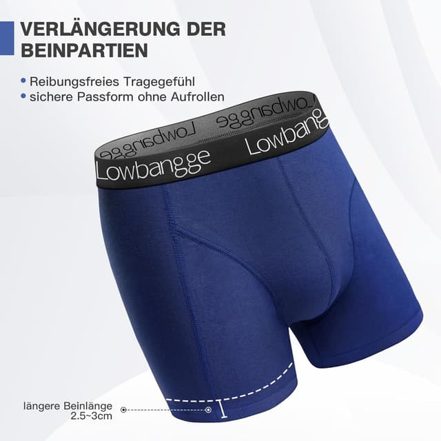 Detalle 2 de Lowbangge Boxershorts 9er Pack aus Baumwolle
