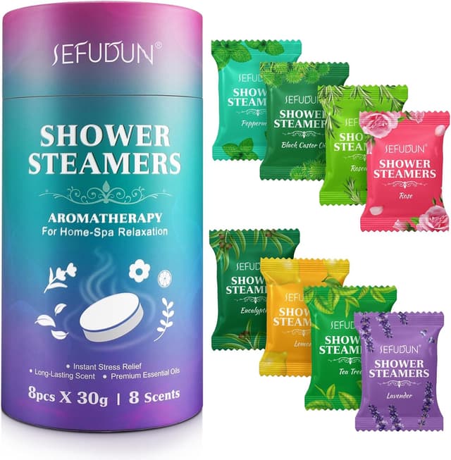 Imagen de Shower Steamers Aromatherapy 8-pack for Relaxation en OfertitasTOP
