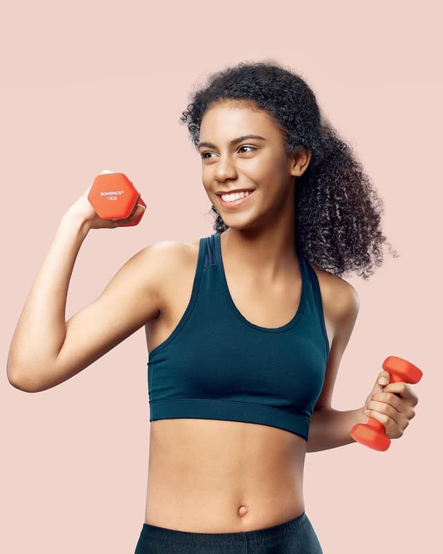 Detalle 2 de Hexagon Hanteln SONGMICS 2er Set Fitness