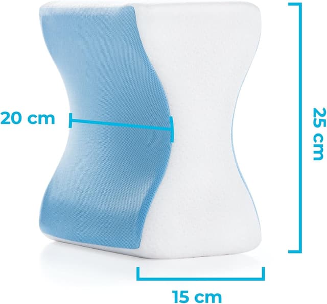 Thumbnail 4 de Linenspa Cojín lumbar ergonómico espuma viscoelástica, blanco