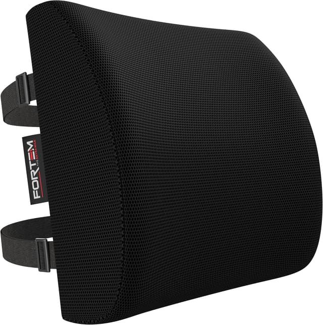 Detalle de FORTEM Lumbar Support Cushion with Memory Foam & Adjustable Straps