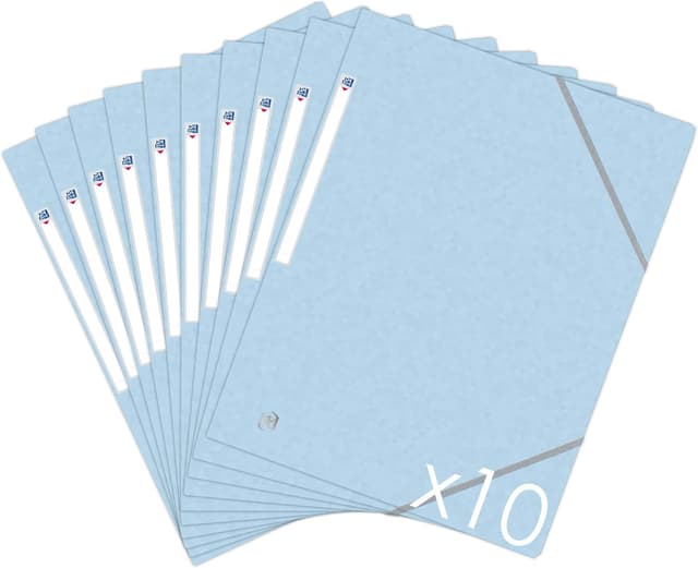 Detalle 2 de OXFORD chemises 3 rabats A4, lot de 50