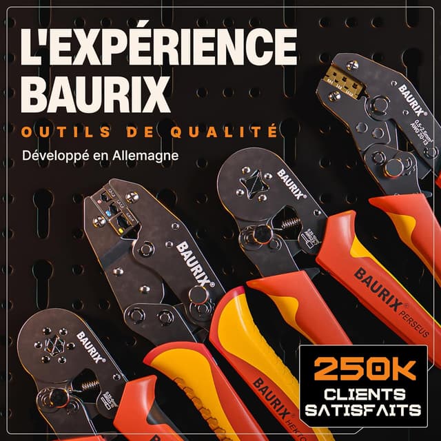 Thumbnail 6 de BAURIX Pince à sertir 700 cosses 0,50–6,00 mm²