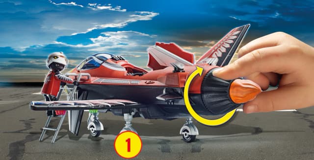 Thumbnail 3 de Playmobil Eagle Avión Air Stunt Show 40 cm