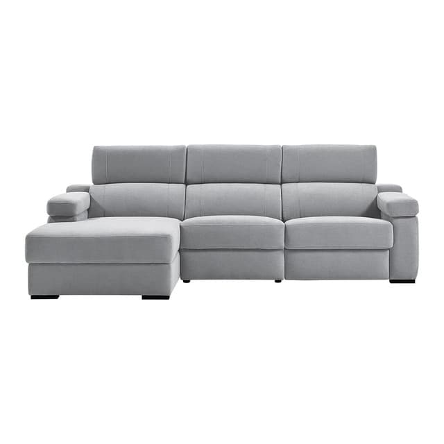 Detalle de El Corte Inglés City sofá 3 plazas chaiselongue 1 relax eléctrico 3 plazas