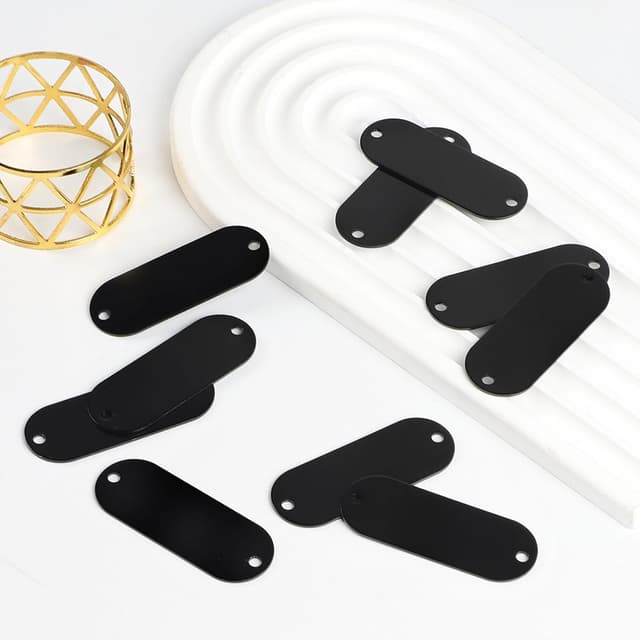 Thumbnail 4 de LALAGO 25 Schwarz Blanko Hundemarken Aluminium