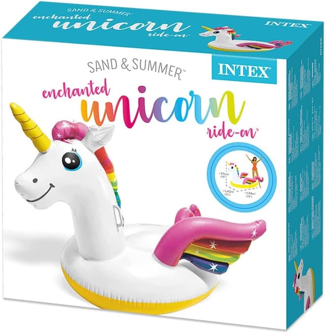Thumbnail 2 de Intex 57561NP Aufblasbares Reittier Einhorn