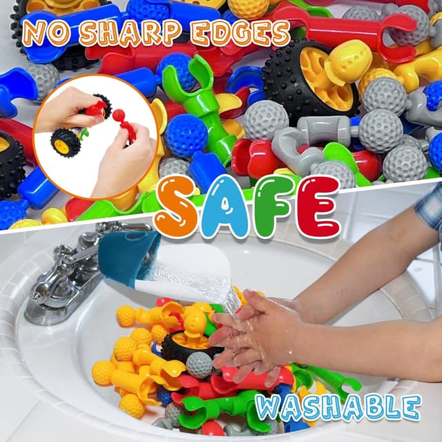 Thumbnail 6 de 170-Piece Building Toys for Kids