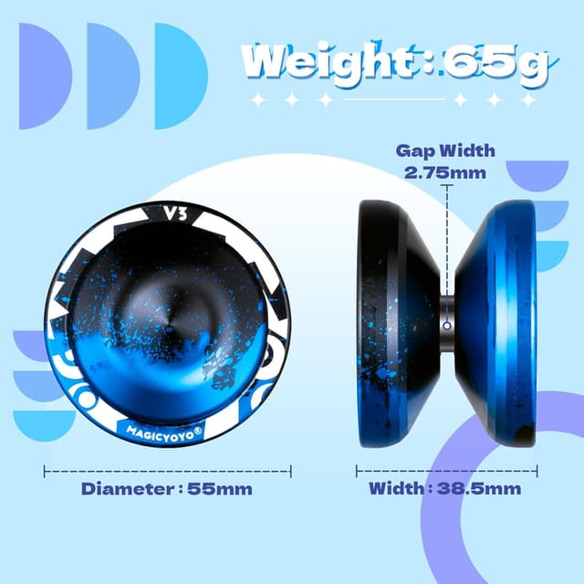 Thumbnail 4 de MAGICYOYO V3 Responsive Metal Yo-yo with 12 Strings