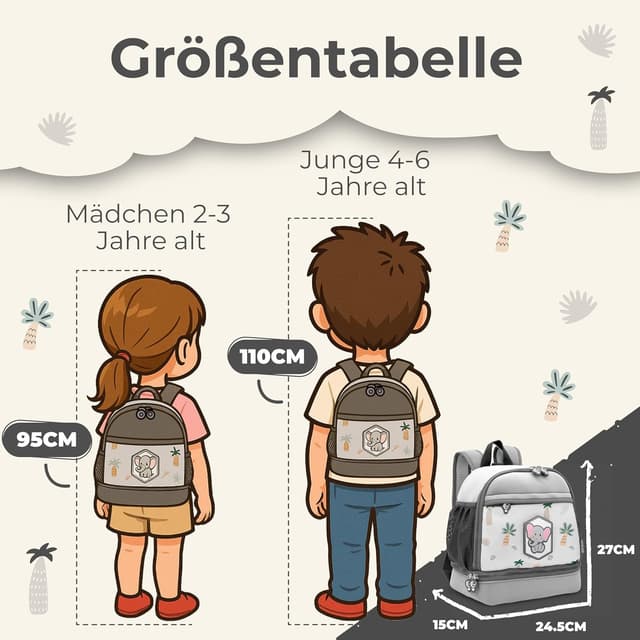 Detalle de REISERACKER Kindergartenrucksack 6,5 l